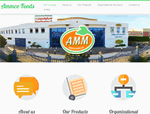 Tablet Screenshot of ammcofoods.com